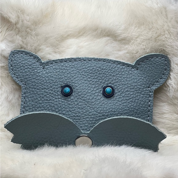 Handmade Leather Fox Wallet - Picture 5 of 5